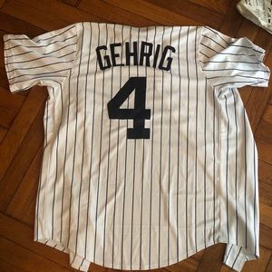 Never worn Lou Gehrig Yankees jersey